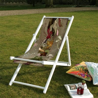 Forest | Dark Floral Print Sofa Cushion | Gillian Arnold