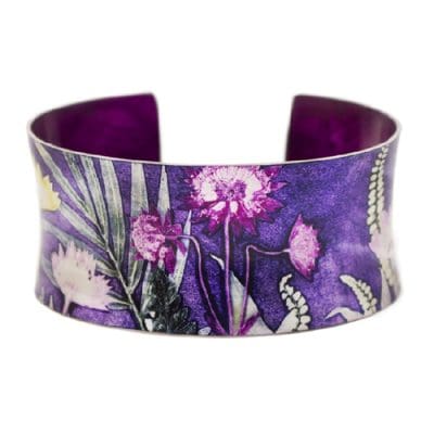 Blue Jungle Aluminium Cuff Bracelet Gift, Stylish Jewellery