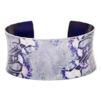 Turquoise Astrantia Botanical Cuff Bracelet and Jewellery Gift