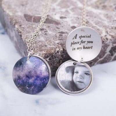 Special Date, Personalised Constellation Photo Locket